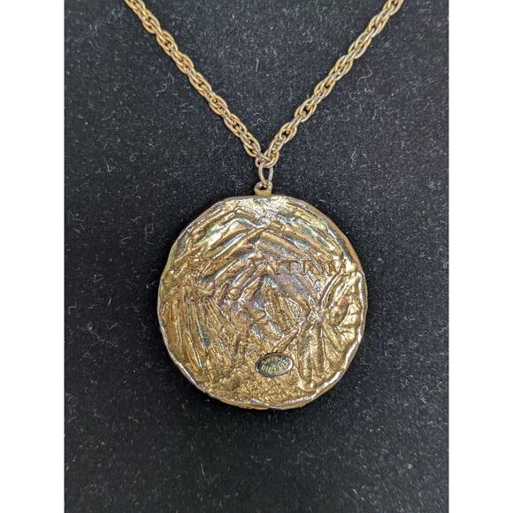 RARE Erwin Pearl Byzantine Empire Gold Round Coin 25" Long Necklace "Byzantium" - Picture 4 of 6